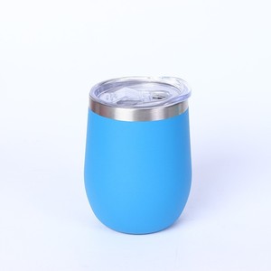 12Oz Hình Quả Trứng Cốc Bằng Thép Không Gỉ Cho Nước Cà Phê Bia Nóng Lạnh Quà Tặng Kinh Doanh Trắng Thăng Hoa Trống Nắp Chân Không - Product Image 3