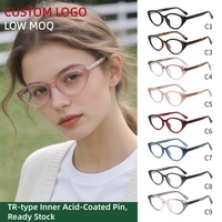 Monture optique élégante en TR90 avec branches filaires, anti-lumière bleue, pour lunettes de vue, vente en gros