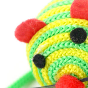 Ratón Pequeño con Hilo de Nailon de 4CM de Diámetro, Juguete Interactivo y de Movimiento para Mascotas - Product Image 5