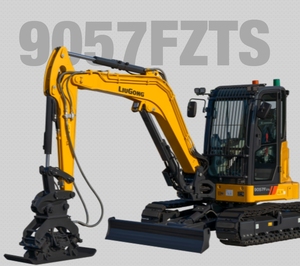 Miniexcavadora LiuGong 9057F de Alta Eficiencia 2026, Excavadora de Orugas de 6 Toneladas con Motor Yanmar para Proyectos Municipales de Carreteras y Cimentaciones - Product Image 3
