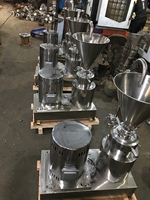 Machine de fabrication de beurre de cacahuète, sauce au piment, pâte de sésame, sauce aux fruits à base de bitume, moulin colloïdal pour petites entreprises à domicile