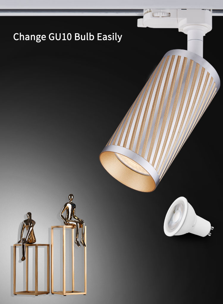 Aluminum Cylindrical Downlight Gu10 Rotatable COB Spotlight