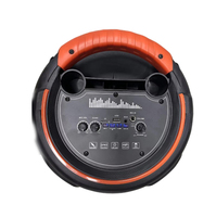 Boîte de son DJ karaoké portable sans fil professionnelle rechargeable avec chariot, LED RGB, 20W, autonomie de 5 à 10h, télécommande 5.0
