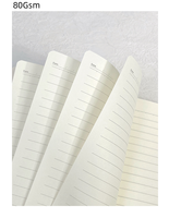 Carnet A4 à couverture souple en cuir PU, pages vierges 80 g/m², carnet de notes professionnel, 4 couleurs, logo personnalisé, vente en gros