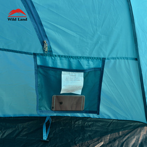 Tente <span class=keywords><strong>de</strong></span> camping instantanée à montage rapide Wild Land, tente <span class=keywords><strong>de</strong></span> plage, abri <span class=keywords><strong>de</strong></span> plage, tente quatre saisons, château <span class=keywords><strong>de</strong></span> plage, 2-4 personnes - Product Image 5