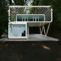 Maison préfabriquée en conteneur Chine Maisons préfabriquées Maisons en conteneurs 40 pieds Maison de luxe Villa modulaire préfabriquée