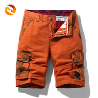 Shorts Cargo Camouflage Homme Haute Qualité 2025 – Nouvelle Collection Été Décontractée Respirante Imperméable en Toile avec Cordon de Serrage