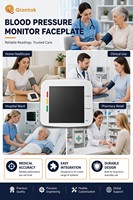 Couverture de fenêtre d'affichage découpée sur mesure en acrylique, panneau avant graphique pour moniteur médical de patient