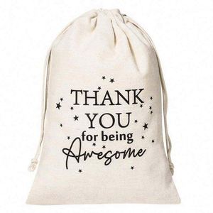 YOUQU High Quality Low Moq Cotton Drawstring Bags Cotton <b>String</b> Bags for Market Sales and Charity Donations - Product Image 5
