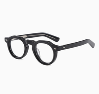 Montures de lunettes optiques vintage 2025 – Lunettes de lecture en acétate de haute qualité, motif uni, couleurs contrastées, protection anti-lumière bleue