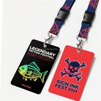 Lanière personnalisée en polyester Sunshine pour badge d'identification, contrôle d'accès, passe VIP d'exposition, avec crochet, écologique et durable