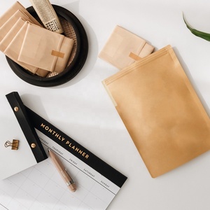 Serviettes hygiéniques ultra-fines en bambou à ailettes douces avec protection anti-fuites et super absorbantes pour femmes - Écologiques - Product Image 2