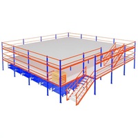 Systèmes de rayonnage de type loft pour entrepôts intensifs, systèmes de stockage démontables, plateformes modulaires multi-niveaux, acier sans soudure