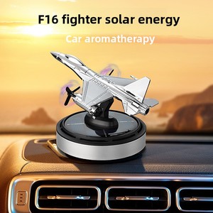 Popular ambientador de coche con forma de avión solar F16 Snapdragon, giratorio, de larga duración, con fragancia suelta, adorno decorativo para coche. - Product Image 3