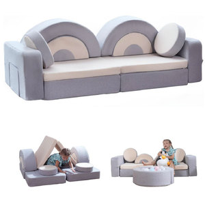 Giving Tree Modular <b>Kids</b> <b>Sofa</b> 59.44in Foldable Play Furniture For Children's Room - Product Image 5
