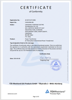 Transformateur de puissance triphasé à usage électronique, type sec, norme IEC, triple enroulement, SCB14 1000 kVA 10/0.4