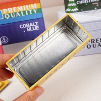 Boîte à bonbons en fer blanc en forme de mini-conteneur RTS 11,5*5*5cm, boîte stable pour bonbons et chocolats, décoration de bureau