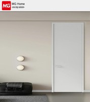 Portes intérieures en bois écologiques pour l'intérieur de la maison, chambre à coucher, hôtel, villa