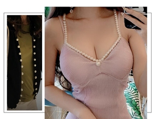 Mohamamuu — dentelle à perles, couture <span class=keywords><strong>coréenne</strong></span>, élégante et décorative, avec rubans en dentelle pour <span class=keywords><strong>robe</strong></span> d'été, fait à la main - Product Image 6