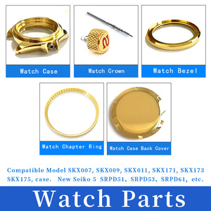 Stainless Steel 42mm Watch Case with Sapphire Crystal Bezel <strong>Insert</strong> SKX007 <strong>Movement</strong> 3'O <strong>Clock</strong> Crown Dial Compatible NH35 36 Case - Product Image 3