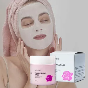 Vendita calda collagene naturale organico pulito Peel Off maschera rosa antirughe idratante polvere gelatina maschera facciale