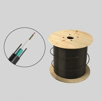 Câble à Fibre Optique Monomode G652D G657A1 Extérieur Intérieur 1 2 4 12 Cœurs Type Drop Bow FRP LSZH pour Conduit Aérien Bobine d'Accès FTTH