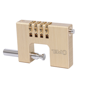 Lucchetto Rettangolare in Ottone Massiccio <span class=keywords><strong>con</strong></span> <span class=keywords><strong>Combinazione</strong></span> Resistente, 70mm 80mm, Impermeabile e Antifurto, Sblocco <span class=keywords><strong>con</strong></span> Password - Product Image 6
