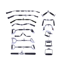 En stock, accessoires d'équipement de gymnastique, lat tirer vers le bas, poulie assise, rangée de gymnastique, Fitness, poignée de traction, poignée en métal