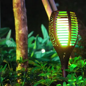 Hot Sale Outdoor Courtyard Garden Solar Torch Light Waterproof Automatic Induction LED Solar Flame Torch