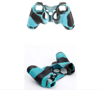 Camouflage Silicone Peau Cas Housse De Protection pour PS 3 PS3 Contrôleur 9 Couleurs