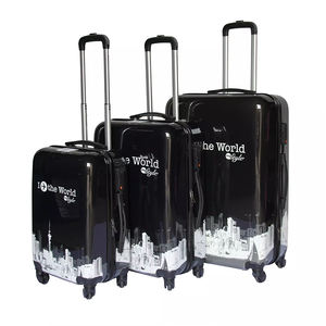 कस्टम प्रिंट लैगेरिओ तितली बच्चे ट्रॉली हार्ड केस सामान 16/20/24/28 “4 पीसी सेट ट्रैवल बैग सूटकेस सामान सेट - Product Image 6