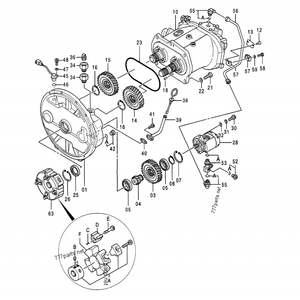 ปั๊มไฮดรอลิกหลักสำหรับรถขุดโป๊กเกอร์ รุ่น EX200-3 <span class=keywords><strong>EX200LC</strong></span>-3 EX200H-3 EX200LCH-3 อะไหล่รถขุด HPV091EW 9118971 9133006 สำหรับฮิตาชิ - Product Image 5