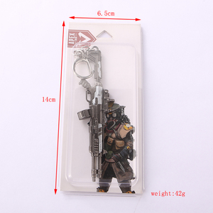 Porte-clés en métal modèle en alliage de zinc <span class=keywords><strong>APEX</strong></span> EVA-8, 11cm, remise d'usine, vente en gros - Product Image 2