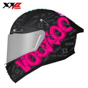 Casques de moto intégraux NEUFS avec grand spoiler, double visière, boucle à dégagement rapide, tailles S-XXL, XXP VINDICATOR VOOXOO DOT ABS - Product Image 1