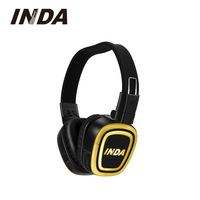 Casque de disco silencieux pliable à trois canaux Hi-Fi avec lumière LED 500M, casque silencieux, casque de disco RF890