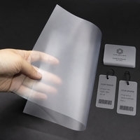 Feuilles de PVC rigide transparentes mates en gros pour l'impression de cartes