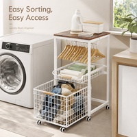 Étagère murale multi-niveaux en métal pour le rangement, panier de rangement pour le salon, organisateur de maison