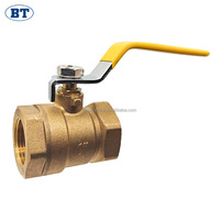 Válvula de Bola Forjada de Latón/Cobre de 1/2" - 2" de Pasaje Completo, 600 WOG/PSI, Válvula de Gas, Fabricante Chino