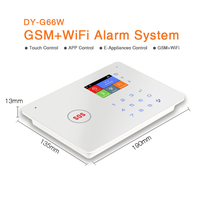 Sistema di Allarme di Sicurezza WiFi+GSM con Controllo Remoto tramite APP, Monitoraggio Telefonico, Facile Utilizzo, Tastiera Touch, Casa Intelligente