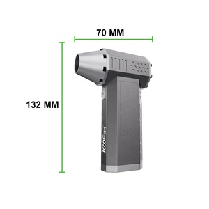 KooFex Asciugacapelli in Metallo <span class=keywords><strong>a</strong></span> Batteria con Motore Brushless ad Alta Velocità 120000 RPM, 4 Impostazioni di Velocità <span class=keywords><strong>per</strong></span> Uso in Hotel e Viaggi - Product Image 1