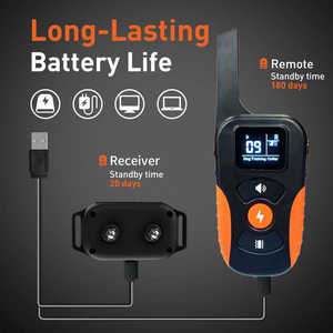 Nouveau modèle de batterie au lithium rechargeable, plastique, écologique, IPX7, fournitures d'entraînement pour animaux de compagnie, <span class=keywords><strong>chien</strong></span> commandé à distance, choc électrique - Product Image 3