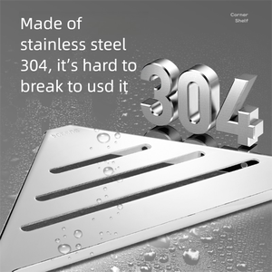 Étagère d'angle murale triangulaire en acier inoxydable <span class=keywords><strong>pour</strong></span> cuisine moderne, étanche et écologique, idéale <span class=keywords><strong>pour</strong></span> salle de bain d'hôtel et <span class=keywords><strong>douche</strong></span> - Product Image 4