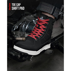 Scarpe da Moto BORLENI per Uomo - Stivali Protettivi a Caviglia e Metà Polpaccio per Strada e Motocross - Product Image 4