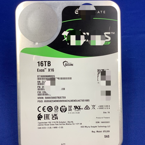 St16000nm002g Exos X16 16tb 7.2k Sas 12gb/s 512e/4kn 256m 3.5' Hdd Nouveau Original En Stock Automatisation Industrielle Pac D - Product Image 1