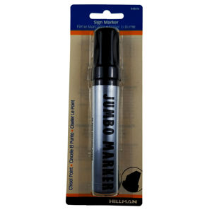 Marqueur permanent à pointe biseautée en fibre de taille jumbo à encre indélébile imperméable 8 mm - Product Image 2