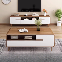 Unité de TV de panneau de placage de cerise de style américain classique antique réglable et extensible pour l'usage de meubles de maison ou d'appartement