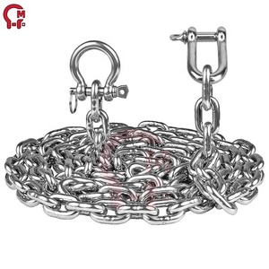 HLM High Quality Stainless Steel <strong>Chain</strong> Galvanized Stainless Steel 6-90mm Marine Boat Anchor <strong>Chain</strong> Standard Welded Polished <strong>Chain</strong> - Product Image 1