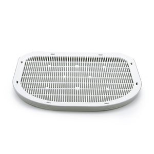 Huayuan Pet Supplies <b>Cat</b> <b>Litter</b> Mat Oval Easy Clean Gray Blue <b>Cat</b> <b>Litter</b> Box Pad - Product Image 5