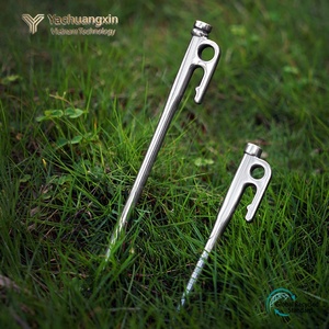 Estacas de Acero Inoxidable para Tiendas de Campaña, Resistentes al Viento, para Playa, Nieve, Todas las Estaciones, Accesorios de Bricolaje - Product Image 6