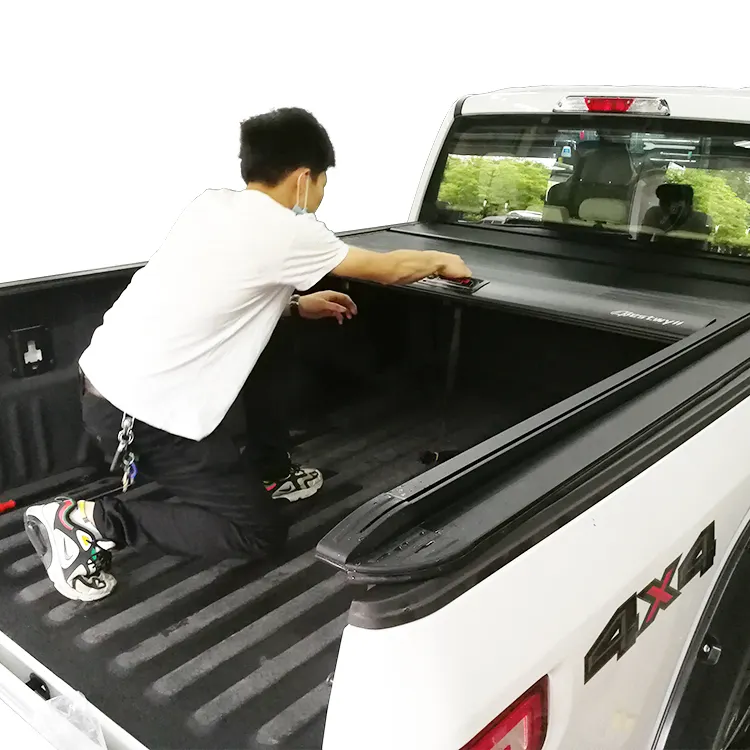 Ytpionier Aluminium Hard Intrekbare Toyota Hilux Truck Bed Tonneau Cover Verovering Pick-Up Tonneau Cover